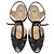 Fendi Peep-Toe T-Strap Pumps aus schwarzem Leder - Ansicht 5