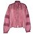 Isabel Marant Etoile Bluse mit Rüschen aus rosa Baumwolle