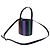 Borsa a secchiello Staud Striped Bissett in pelle nera - vista 2