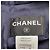 Chaqueta larga texturizada Chanel en algodón azul marino - vista 9