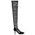 Courreges Botas altas de tacón Courrèges Court negras
