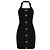 Balmain Off-the-Shoulder Strickkleid Schwarz
