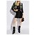 Balmain Off-the-Shoulder Strickkleid Schwarz - Ansicht 2