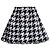 Balmain Falda con estampado de pata de gallo
