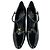 Céline Décolleté T-Strap Celine Triomphe in pelle verniciata nera - vista 4