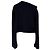 Theory Asymmetrisches Off-Shoulder-Top aus schwarzem Acetat - Ansicht 3