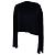 Theory Asymmetrisches Off-Shoulder-Top aus schwarzem Acetat - Ansicht 4