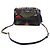 Borsa a spalla convertibile Small Fleming Marquetry Tory Burch in pelle nera