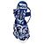 Sandales à plateforme Dolce & Gabbana bleu majolique - vue 3