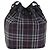 Borsa a tracolla Burberry Nova Check in tela - vista 2