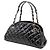 Borsa a tracolla Chanel Mademoiselle Matelassé Black - vista 3