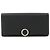 Bulgari Cartera larga bi-fold Bvlgari de cuero negro