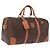 Céline Celine Vintage Duffle Macadam Coated Canvas Large
