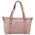 Borsa Gucci Abbey Zip Tote GG Canvas and Leather Medium - vista 2