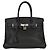 Hermès Hermes Birkin Black Clemence com Palladium Hardware 30