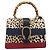 Gucci Dionysus Bamboo Top Handle Printed Pony Hair with Leather Medium