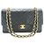 Chanel Classic Timeless Double Flap Quilted Lambskin Medium - vista 3