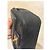 Borsa Chanel Mini Square Classic Single Flap in Pelle d'Agnello Nera - vista 5