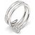 Cartier Juste un Clou Doppelring Diamanten 0,59ct 18k  Weißgold Gr. 54 - Ansicht 2