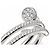 Cartier Juste un Clou Doppelring Diamanten 0,59ct 18k  Weißgold Gr. 54 - Ansicht 4