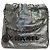 Bolsa Chanel 22 de couro prateado