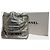 Bolsa Chanel 22 de couro prateado - vista 2