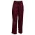 Dries Van Noten Relaxed Fit Hose in Burgundrot mit Gürtel