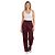 Dries Van Noten Relaxed Fit Hose in Burgundrot mit Gürtel - Ansicht 6