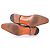 Santoni, Oxford cap toe in pelle grana marrone - vista 7