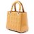 Borsa Lady Dior Medium in pelle verniciata Cannage Gialla - vista 2