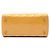 Borsa Lady Dior Medium in pelle verniciata Cannage Gialla - vista 3