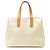 Borsa a mano Louis Vuitton Monogram Vernis Reade PM Bianca