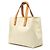 Borsa a mano Louis Vuitton Monogram Vernis Reade PM Bianca - vista 2