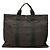 Borsa Tote Hermès Herline MM in tela grigia
