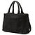 Prada Small Denim Canapa Logo Tote Satchel Grau - Ansicht 2