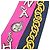 Foulard bandeau slim in seta stampata Pink Chanel Coco Charms - vista 5