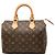 Borsa Boston Louis Vuitton Monogram Speedy 25 Marrone