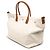 Autre Marque Borsa Tote da Viaggio Maxi Canvas Rive Gauche Saint Laurent Bianca - vista 2