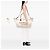 Autre Marque Borsa Tote da Viaggio Maxi Canvas Rive Gauche Saint Laurent Bianca - vista 5