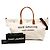 Autre Marque Borsa Tote da Viaggio Maxi Canvas Rive Gauche Saint Laurent Bianca - vista 6