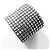 Balmain Bracelete de Couro e Cristais - vista 3
