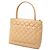 Borsa Tote Chanel Caviar Medallion Beige - vista 2