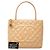 Borsa Tote Chanel Caviar Medallion Beige - vista 7