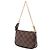 Borsa a mano Louis Vuitton Damier Ebene Mini Pochette Accessoires Marrone - vista 2