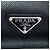 Sac business Prada Saffiano noir - vue 5