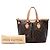 Louis Vuitton Monogram Palermo PM Satchel Braun - Ansicht 7