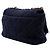 Borsa Chanel Maxi Tweed 19 Flap Satchel Blu - vista 2