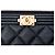 Clutch Chanel Large Quilted Caviar Boy O Case Nera - vista 5