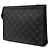 Borsa a pochette Louis Vuitton Monogram Eclipse Pochette Voyage MM nera - vista 2