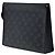 Borsa a Pochette Voyage MM Louis Vuitton Monogram Eclipse Nera - vista 2